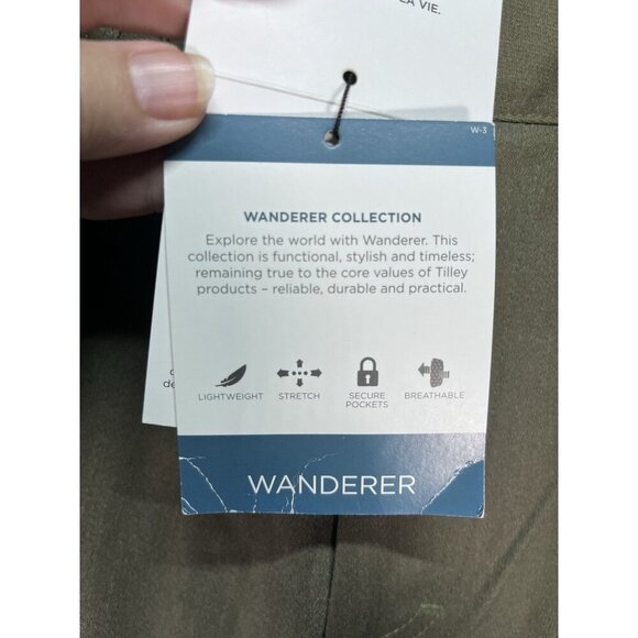 Tilley Wanderer Halifax Pants Wanderer Collection Olive Size 30 NWT - Picture 6 of 10